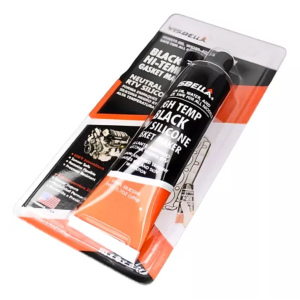 Silicone Alta Temperatura Black 105g Visbella - Image 3