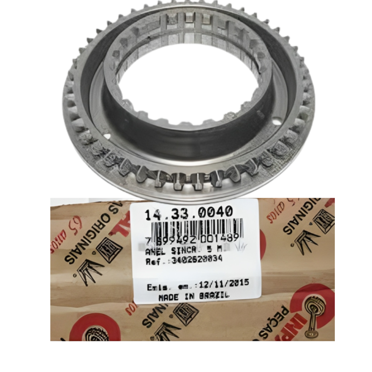 Anel Sincronizador 5ª Cxg3.40 Rex Mb 1116/1316/1516 Om 362