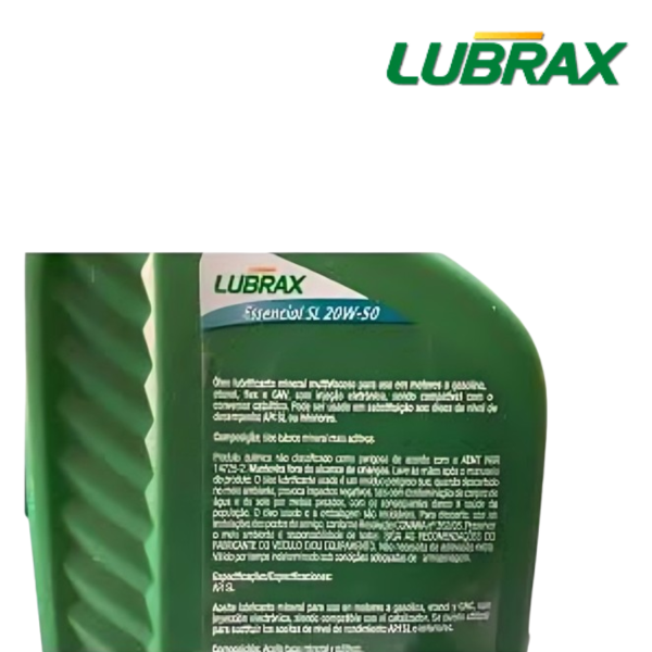 Oleo 20w50 Lubrax Mineral Lubrificante carro picape suv 1 L - Image 6