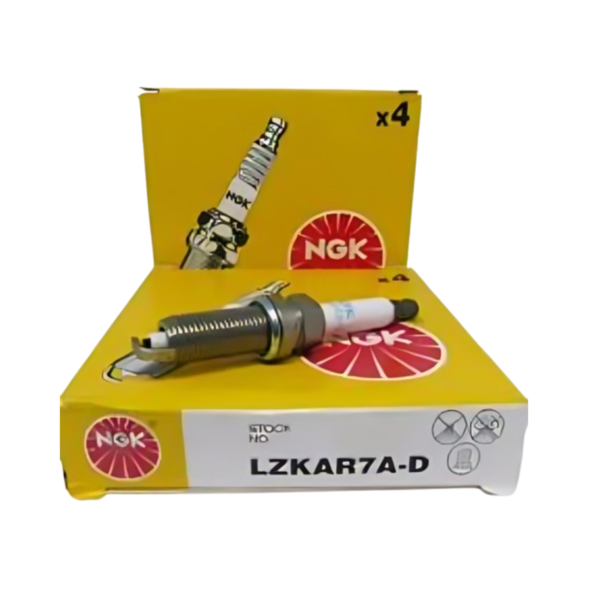 Jogo 4 Velas Ignição Fria Grau 7 Sextavado 21mm Ngk Bpr7ed - Imagem 5