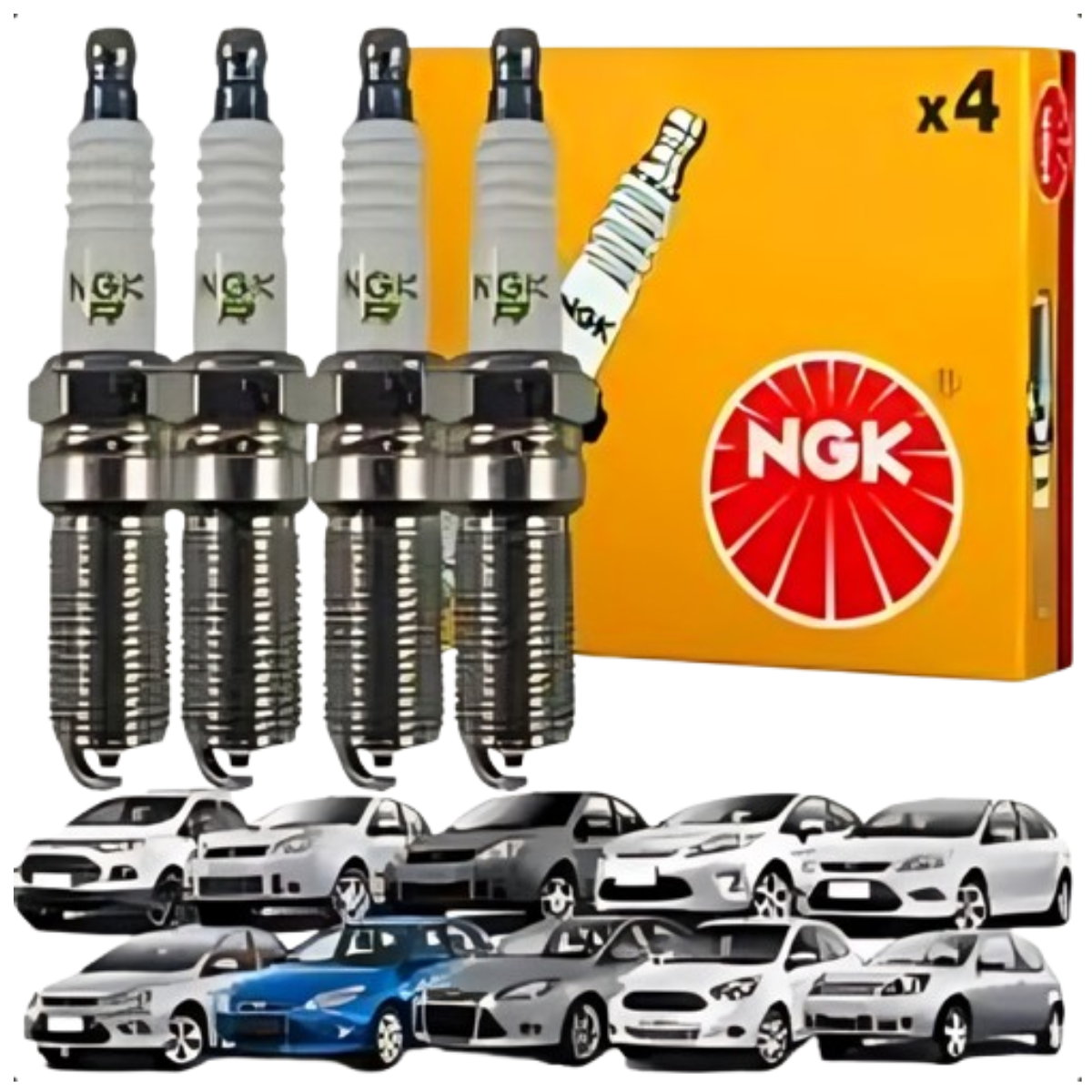 Jogo Velas Ka Fiesta 1.0 Flex 2006 A 2014 New Fiesta Sigma
