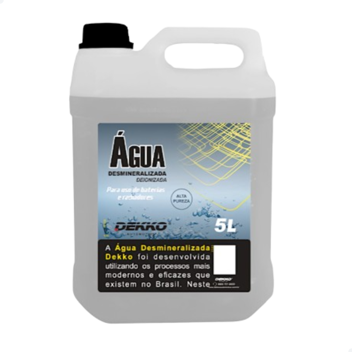 Agua Desmineralizada 5 Litros Para Radiadores e Bateria