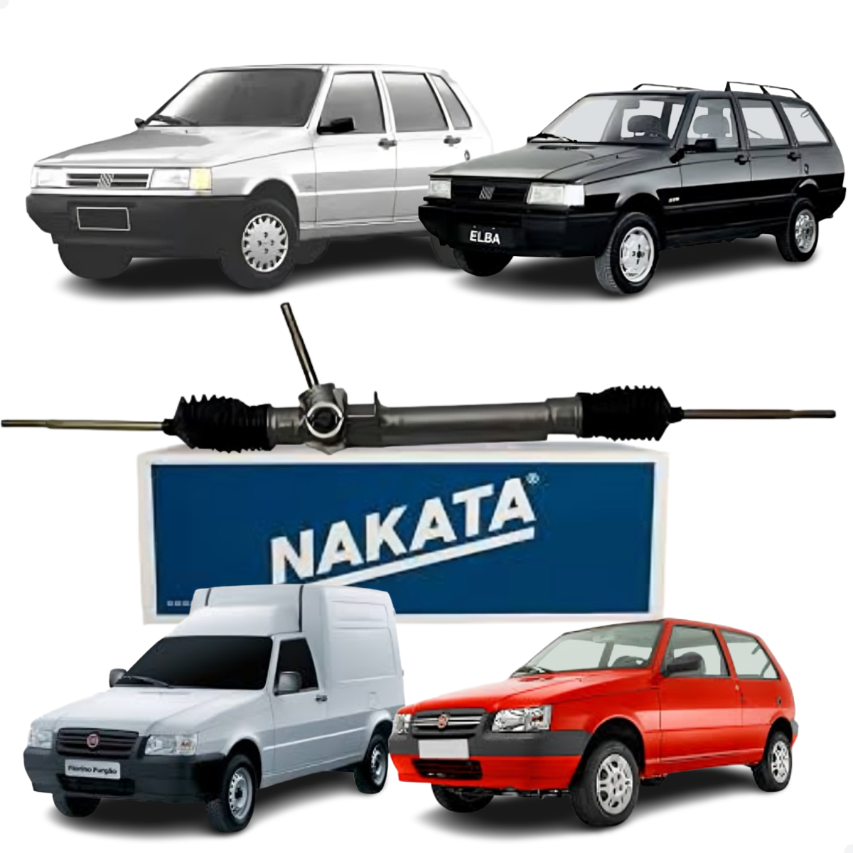 Caixa Direção Mecânica Uno Mille 2013 2014 Original Nakata